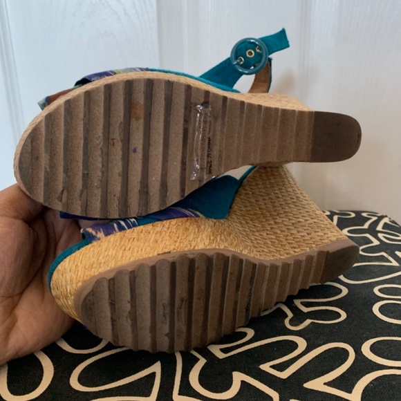 Charlotte Russe - Blue Wedges - Picture 3 of 5